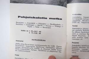 Suomen Matkailijayhdistyksen Seuramatkat 1965 -esite