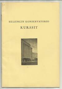 Helsingin Konservatorio  kurssit 1936 Sibelius-Akatemia
