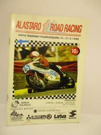 Alastaro Road Racing 30.-31.5.1998 Jarno Saarisen muistokilpailu -käsiohjelma - RR race program - Jarno Saarinen Memorial