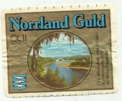 Norrland Guld Öl II-  olutetiketti