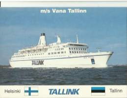 MS Vana Tallinn - laivapostikortti  postikortti laivakortti kulkematon
