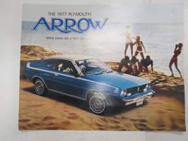 Plymouth Arrow vm. 1977 -myyntiesite / sales brochure