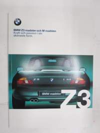 BMW Z3 roadster and M roadster 1999 -myyntiesite / sales brochure