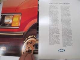 Chevrolet Chevy Van Suburban Astro -myyntiesite / sales brochure