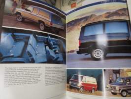 Chevrolet Chevy Van Suburban Astro -myyntiesite / sales brochure
