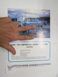 GMC / Chevrolet Astro Cruiser -myyntiesite / sales brochure
