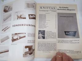 Knittax-Magazin 1963 nr 12 -Knittax-kutomakoneen käyttäjien malli- ja muotilehti