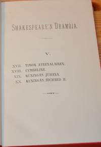 William Shakespeare	Draamoja 1-9