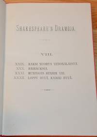 William Shakespeare	Draamoja 1-9