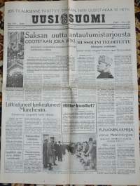 Uusi Suomi Huhtikuun 30. p:nä 1945 Näköispainos sodan lehdet