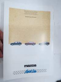 Mazda 323 lisävarusteet -myyntiesite / sales brochure