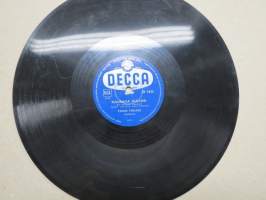 Decca SD 5435 Pärre Förars yhtyeineen Vihreällä niityllä / Naurava kulkuri -savikiekkoäänilevy / 78 rpm record