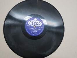 Decca SD 5286 Metro-tytöt ja Decca-yhtye Äidin syntymäpäivä / Metro-tytöt ja Toivo Kärjen yhtye Paimenhullu Soi niin katkeraan -savikiekkoäänilevy / 78 rpm record