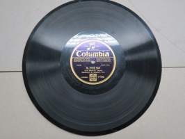 Columbia 7790 Leo Kauppi, Tenori Meren aallot / Oi, tyttö tule - savikiekkoäänilevy / 78 rpm record