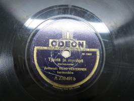Odeon A 228491 a Dallapè-orkesteri La Cumparsita / Viljo Vesterinen Tyyntä ja myrskyä - savikiekkoäänilevy / 78 rpm record