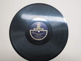 Odeon A 228107 b Allan &amp; C:o Suomalaisa jyskypolkkia / Suomalaisia jyskypolkkia - savikiekkoäänilevy / 78 rpm record