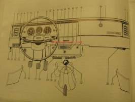 Fiat 132 Käsikirja owner´s manual