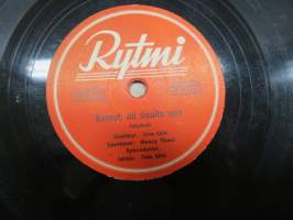 Rytmi B 2143 Henry Theel Hiljaa Soivat Balalaikat / Ruusut, mi sinulta sain - savikiekkoäänilevy / 78 rpm record