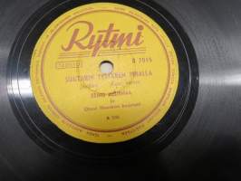 Rytmi R 7015 Reino Helismaa ja Olavi Huuskan kvartetti - savikiekkoäänilevy / 78 rpm record