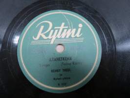 Rytmi VR 6028 Henry Theel ja Rytmi-yhtye Intian Maharadia / Iltahetkenä -savikiekkoäänilevy / 78 rpm record