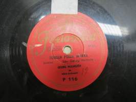 Finlandia P 116 Pentti Halme ja NEA-kvintetti Pieni laulu / Georg Malmstén ja NEA-kvintetti Totisen pojan jenkka -savikiekkoäänilevy / 78 rpm record