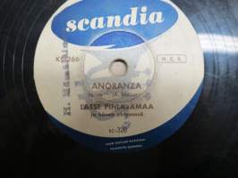 Scandia KS 266 Lasse Pihlajamaa ja hänen yhtyeensä Cornelita / Anoranza - savikiekkoäänilevy / 78 rpm record