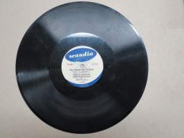 Scandia KS 284 Sing Song Sisters ja Jaakko Salon yhtye  Poika varjoselta kujalta / Jaakko Lehtinen Jim, Jouni ja Joonas - savikiekkoäänilevy / 78 rpm record