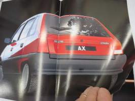 Citroën AX 1989 -myyntiesite / sales brochure