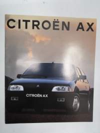 Citroën AX 1992 -myyntiesite / sales brochure