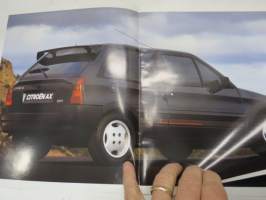 Citroën AX 1992 -myyntiesite / sales brochure