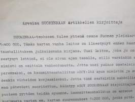 Kemijärvi -Suomenmaa-hakuteoksen uuden laitoksen nistönkeruu - ohjekirje, karttapohja 1960-luvulta