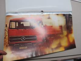 Daimler-Benz AG - Mercedes-Benz 1973 wall calendar / vuosikalenteri  / seinäkalenteri