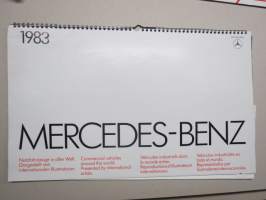 Daimler-Benz AG - Mercedes-Benz 1983 Nutzfahrzeuge, wall calendar / vuosikalenteri  / seinäkalenteri