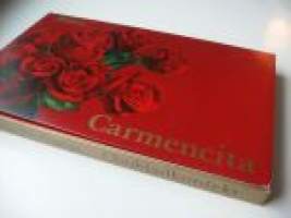 Carmencita suklaakonvehteja  Hellas nr 0374   tuotepakkaus 20x30x2,5 cm