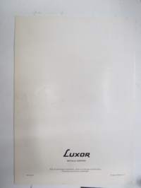 Luxor kassettradio 9108 - radio recorder / radionauhuri -käyttöohje - operating instructions - bruksanvisning