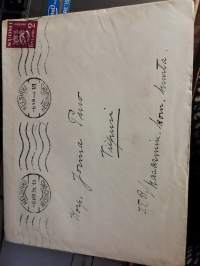 kirjekuori ja kirje 1936