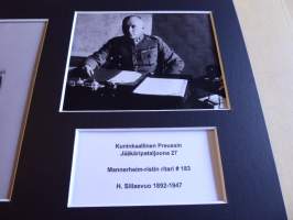 Hjalmar Siilasvuo, Mannerheim-ristin ritari, valokuvat, paspiksen koko A4. Jääkäripataljoona 27, esim. lahjaksi. Myös muita Mannerheim-ristin ritareita, kysy.