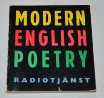 Modern English poetry Radiotjänst