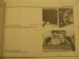Fiat Uno åm. 1984 instruktionsbook owner´s manual 