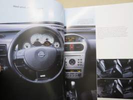 Opel Corsa -myyntiesite / sales brochure