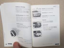 Opel 1998-99 lisävarusteluettelo vanhemmat Opel-mallit -myyntiesite / sales brochure