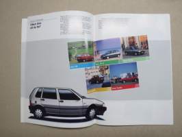 Fiat Uno 1990 -myyntiesite / sales brochure