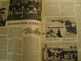 Suomen Kuvalehti 1941 nr 11, sis. mm. seur. artikkelit / kuvat / mainokset; Kansikuva Josef Göbbels ja Herman Göring, Malta 2, Exakta, Sisu-arpa, ,