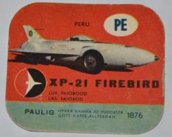 XP-21 Firebird - Paulig keräilykuva