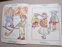 Väritä lapsia - Paletti Maalauskirja 32 Måla barn