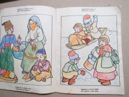 Väritä lapsia - Paletti Maalauskirja 32 Måla barn