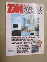 Tekniikan Maailma 1988 nr 9 b, Parvekkeelle ja pihalle kesänkepeät ideat, Lämpö-Wilhelmi - Eristävä sisälevy, Vanhasta uutta - Venetsialaisen jatkoaika, ym.