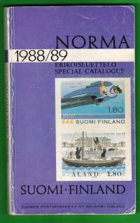 Norma 1988/89 postimerkkiluettelo Suomi