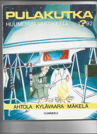 Pulakutka 1992 nr 1 Huumorin vastiketta  sarjakuva-albumi