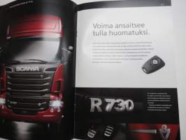 Scania - V8 mallisto - Voimaa ja tyyliä -myyntiesite / sales brochure